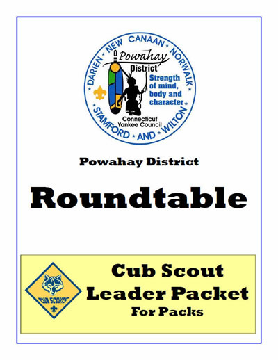 Powahay Round Table Cub Scout Leader Packet